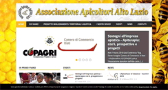 Desktop Screenshot of apicoltorialtolazio.it